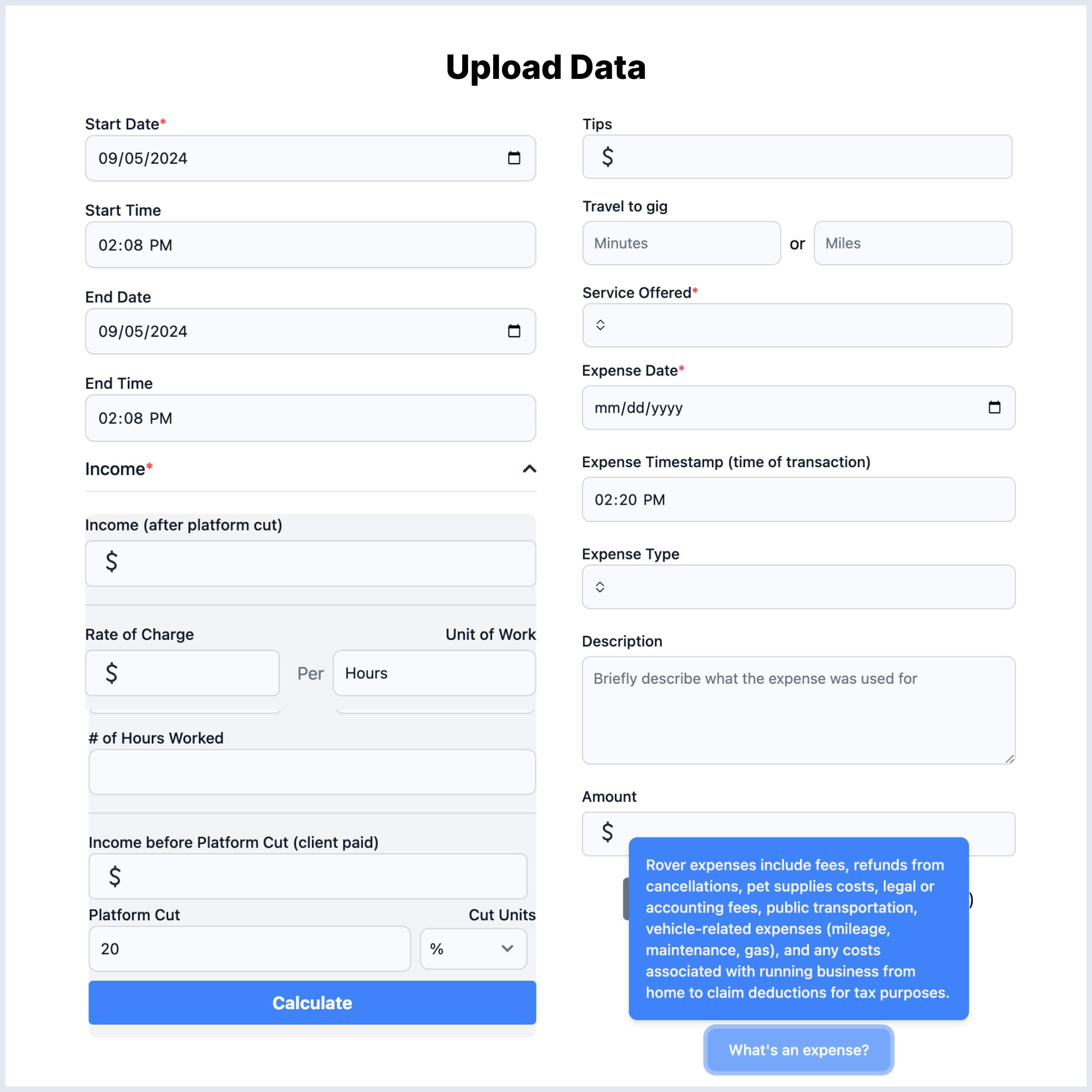 Upload Your Data